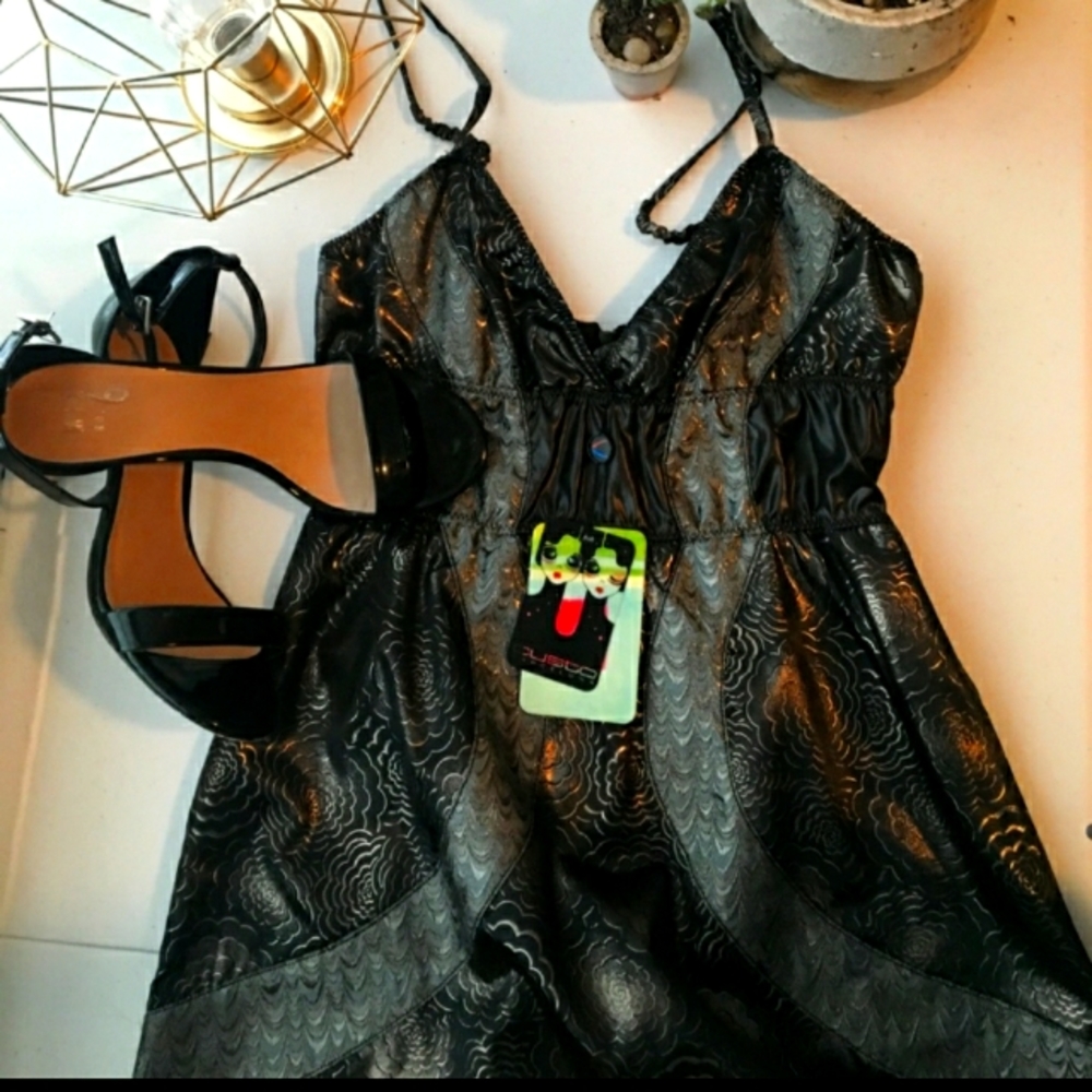 Custo Barcelona Senda Black Dress